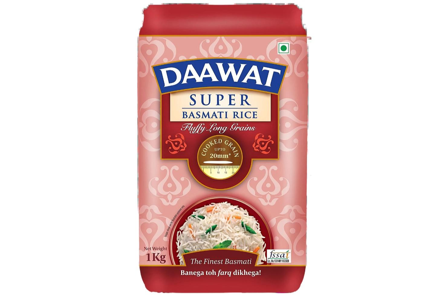 DAAWAT SUPER BASMATI RICE 1KG